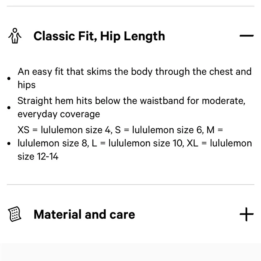 Lululemon black tee medium